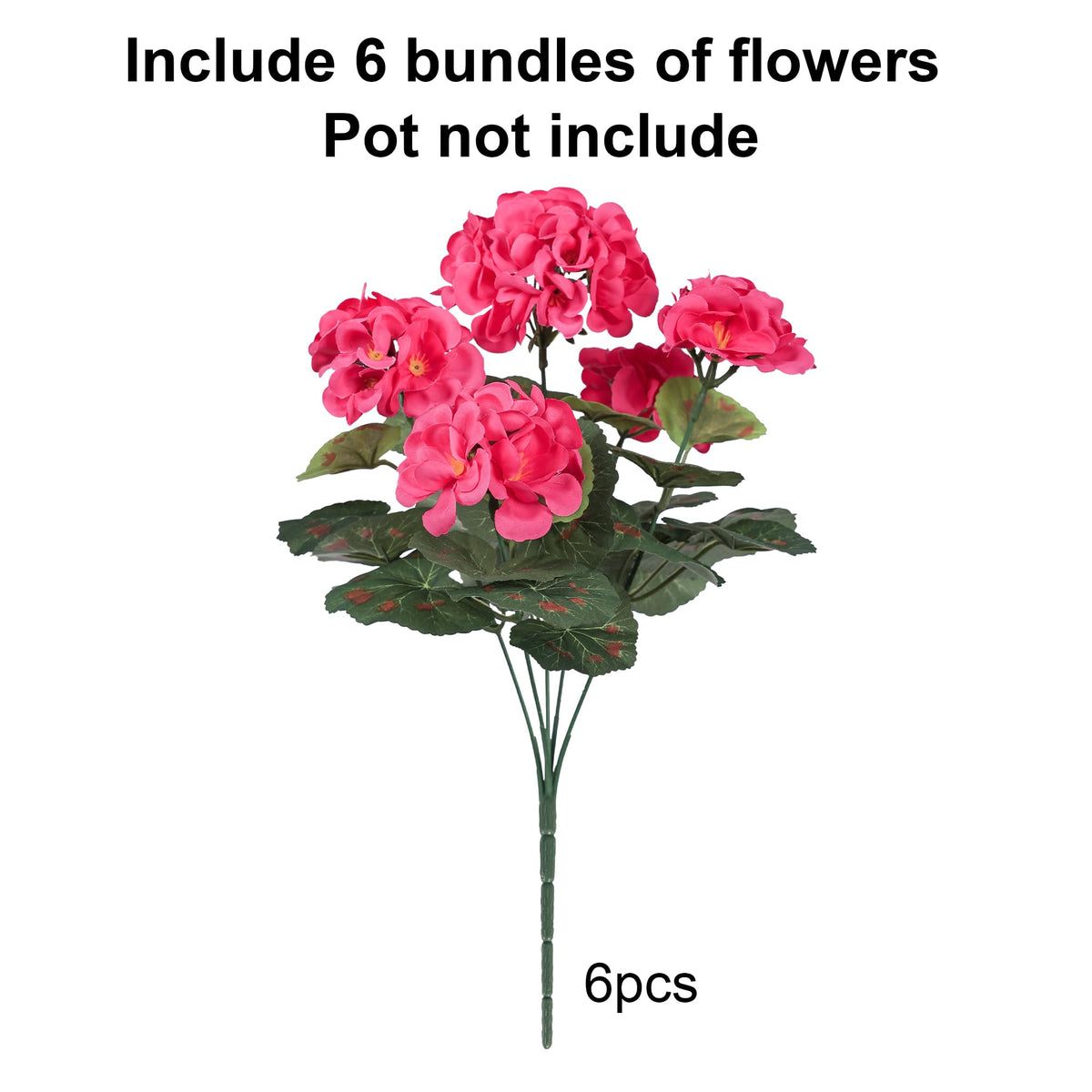 HyeFlora artificial geranium front door display enhancing curb appeal