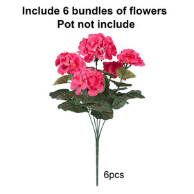 HyeFlora artificial geranium front door display enhancing curb appeal