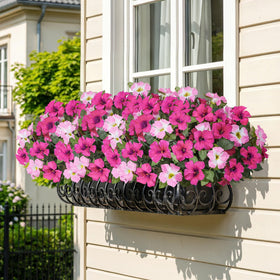 HyeFlora silk petunias waterproof and wind-resistant for outdoor use