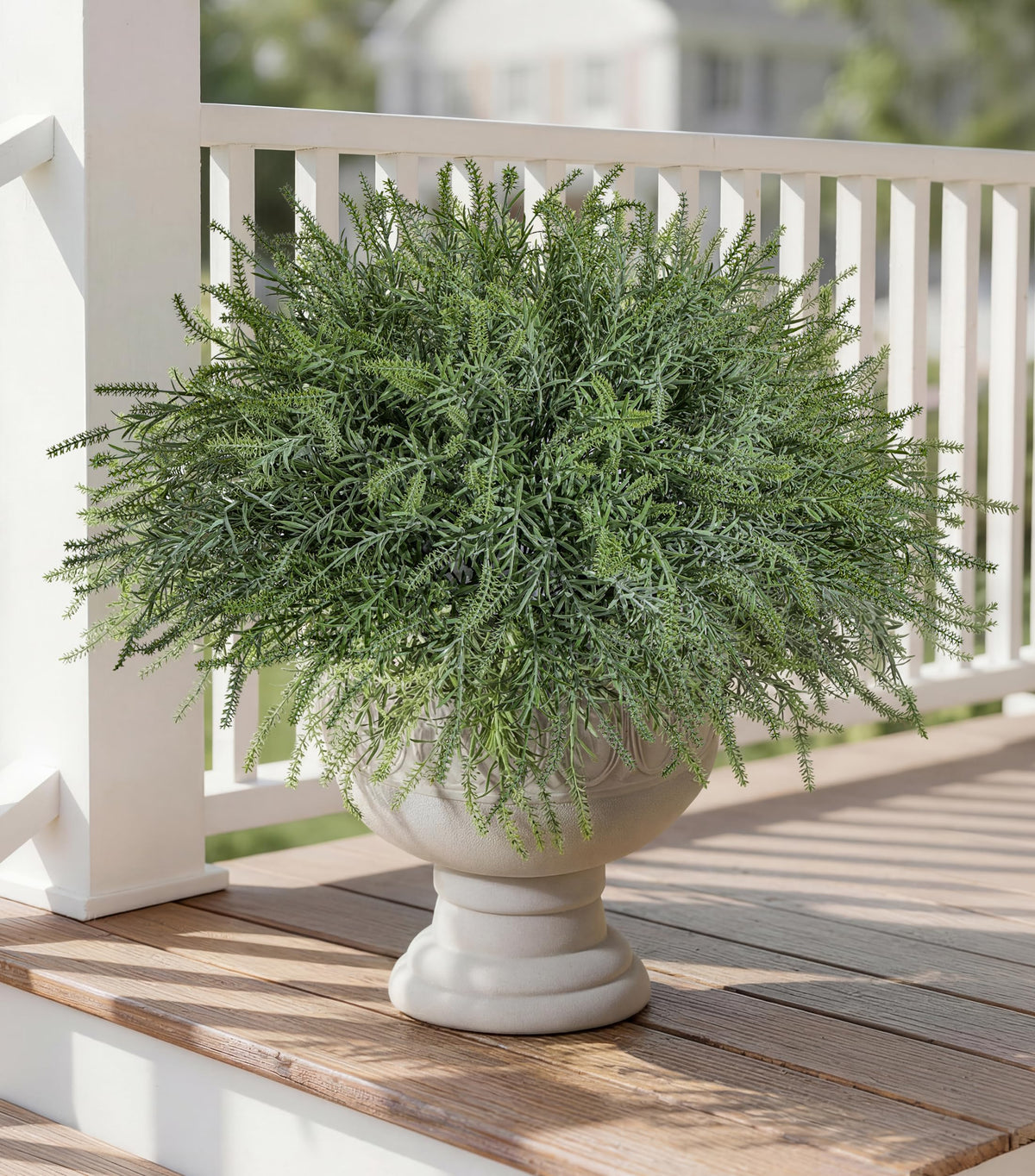 HyeFlora artificial sage stem adds durable greenery to centerpieces