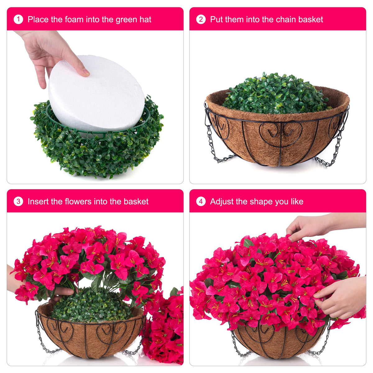 HyeFlora bougainvillea branches arranged for lush display