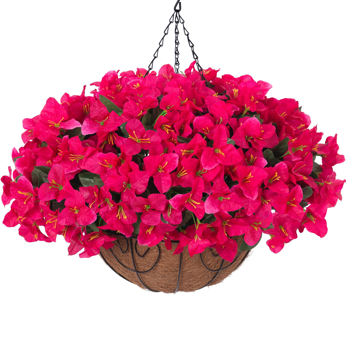HyeFlora bougainvillea hanging basket assembled for outdoor decor