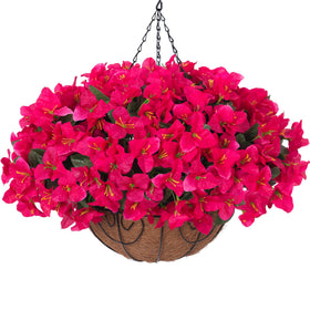 HyeFlora bougainvillea hanging basket assembled for outdoor decor