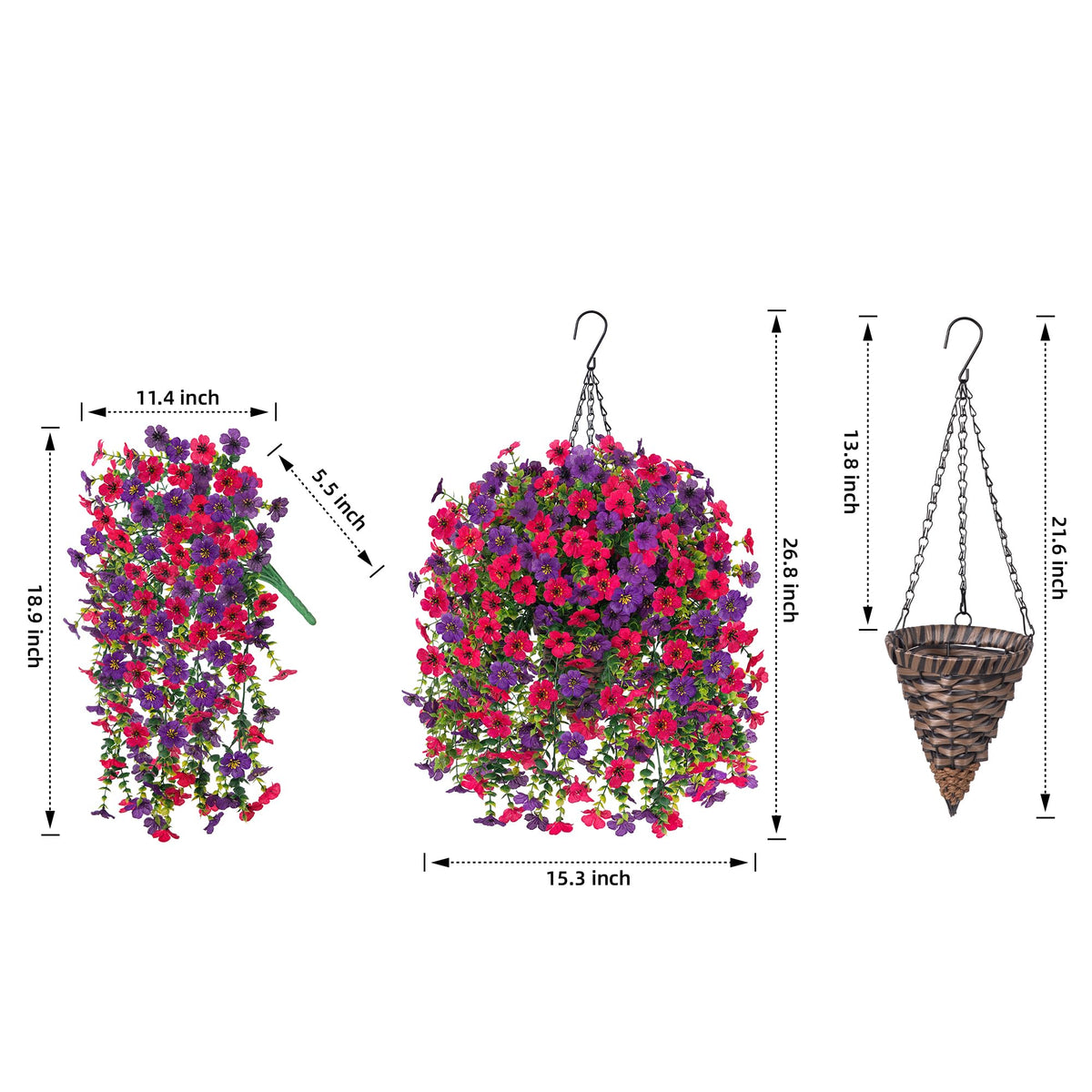 HyeFlora breathable liner prevents water buildup for tidy display
