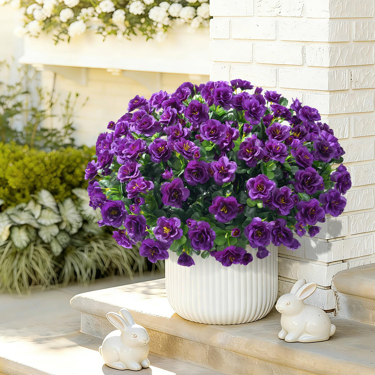 Hyeflora camellia outdoor water-free arrangement for easy decorating.