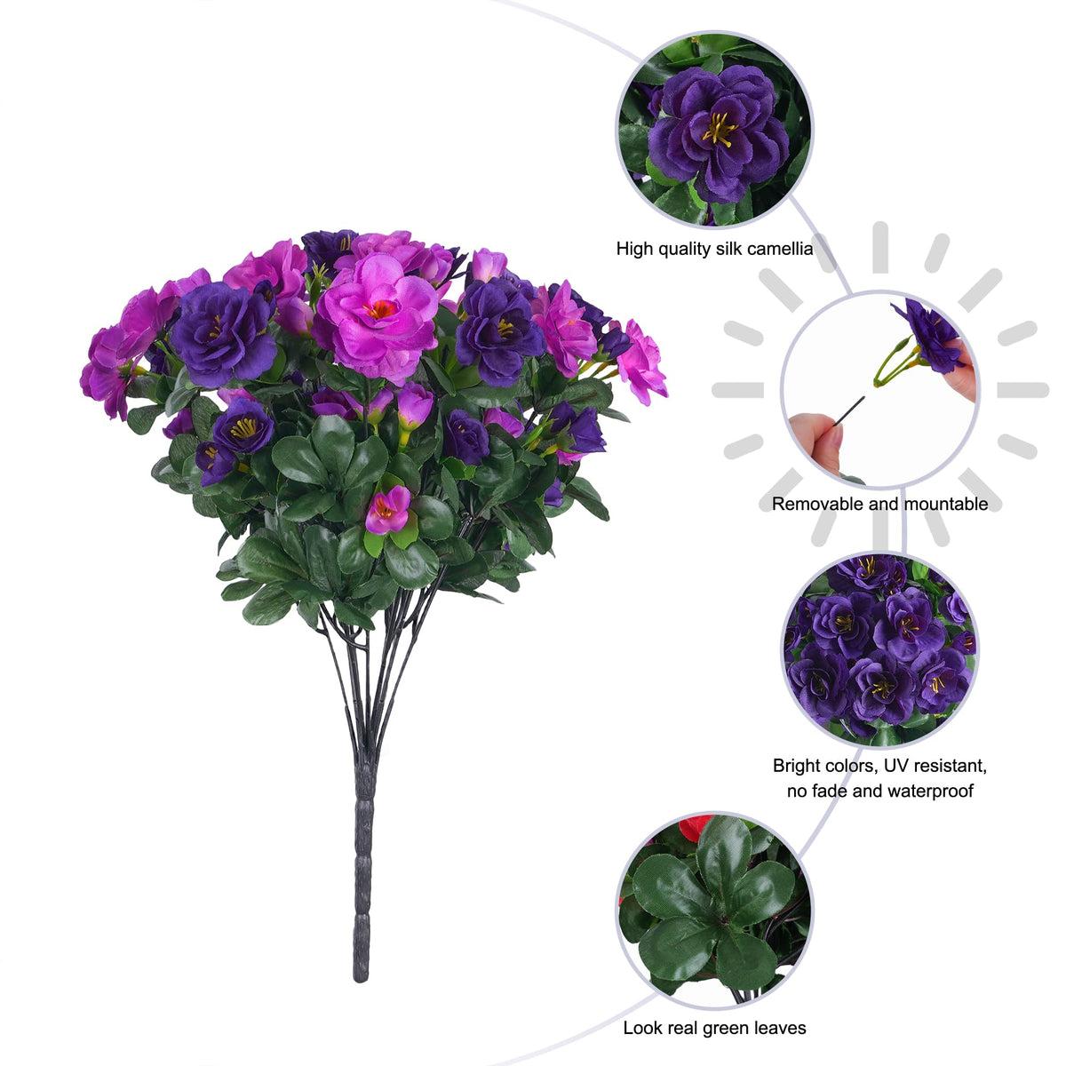 HyeFlora camellia patio balcony decoration creates vibrant outdoor ambience.