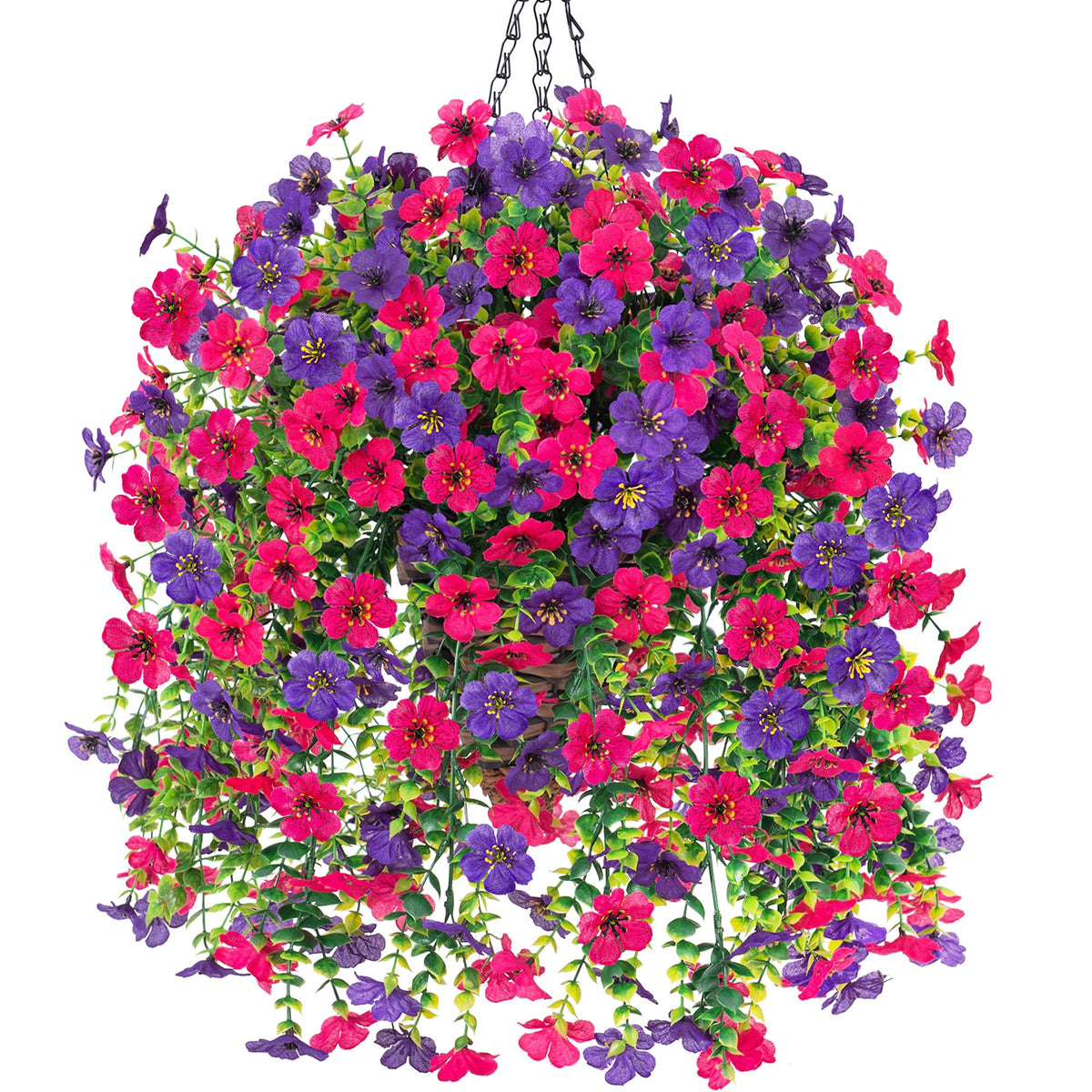 HyeFlora daisy basket close-up for maintenance-free, year-round color