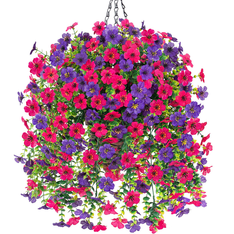 HyeFlora daisy basket close-up for maintenance-free, year-round color