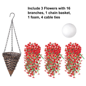 HyeFlora daisy branch included for fast, vibrant porch styling