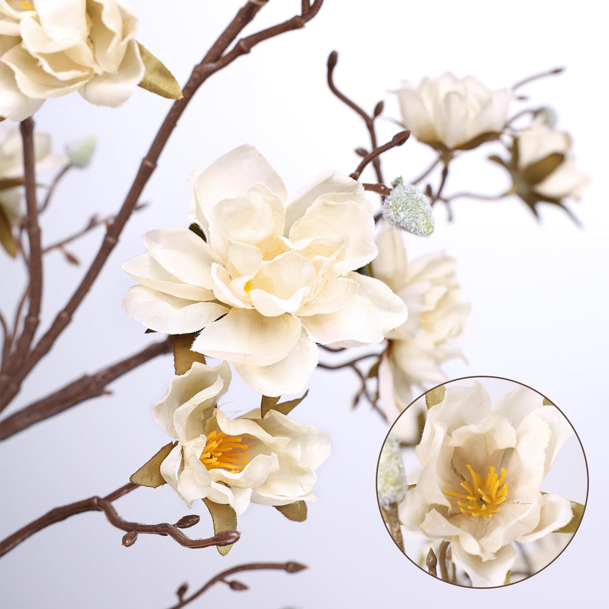 Hyeflora 34-inch stems fit standard vases for versatile decor.