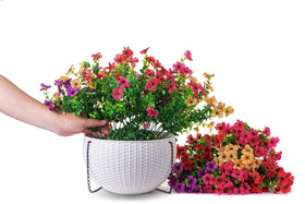 HyeFlora weather-ready hanging planter for porch, balcony, or patio spaces.