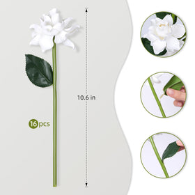 HyeFlora faux gardenia arrangement in a vase for any room