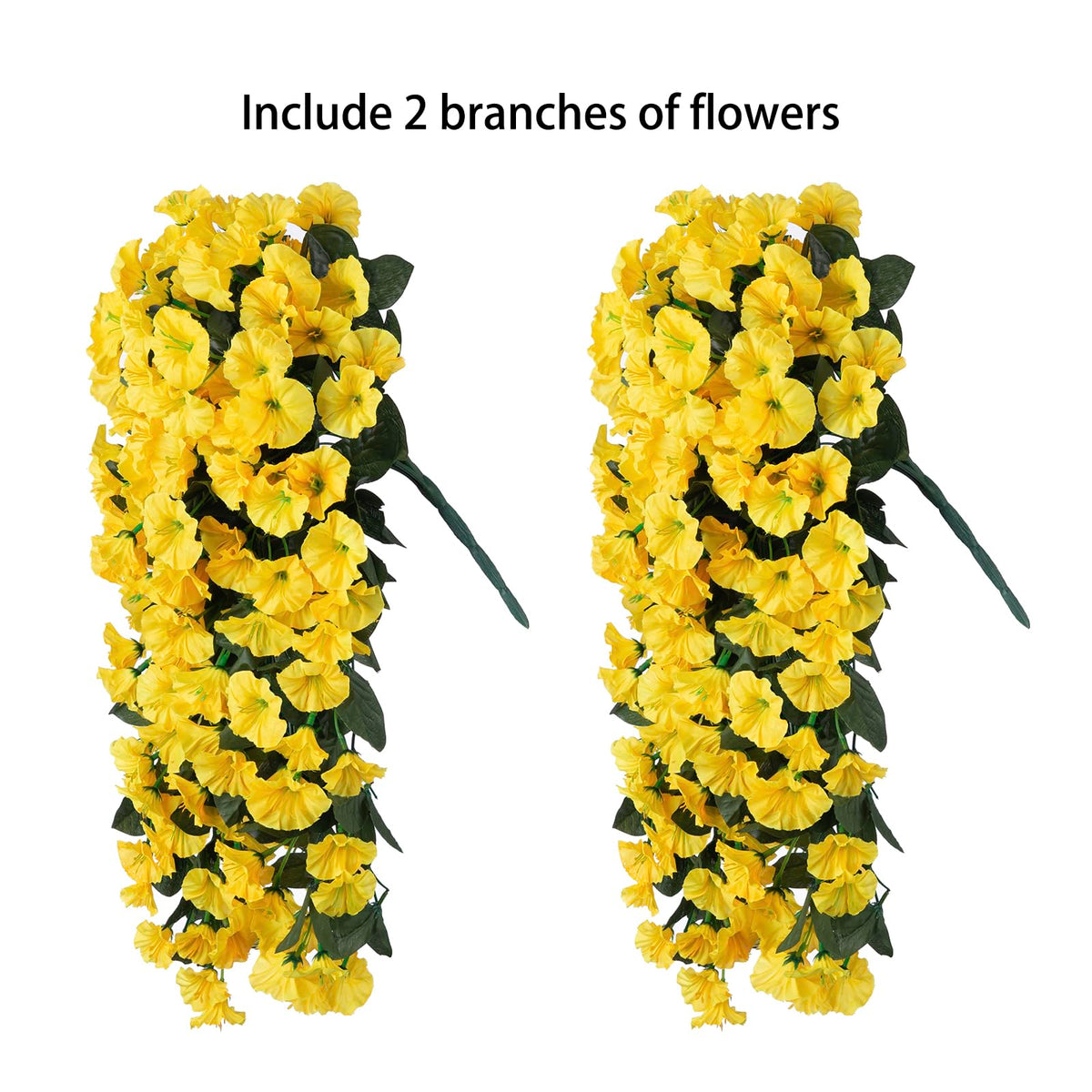 HyeFlora faux greenery decor helps create a welcoming porch without watering.