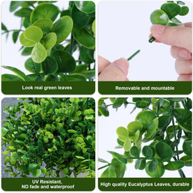 HyeFlora garden porch eucalyptus stem 12-pack for versatile use