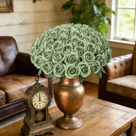 HyeFlora green roses suit baby shower decor and gifts