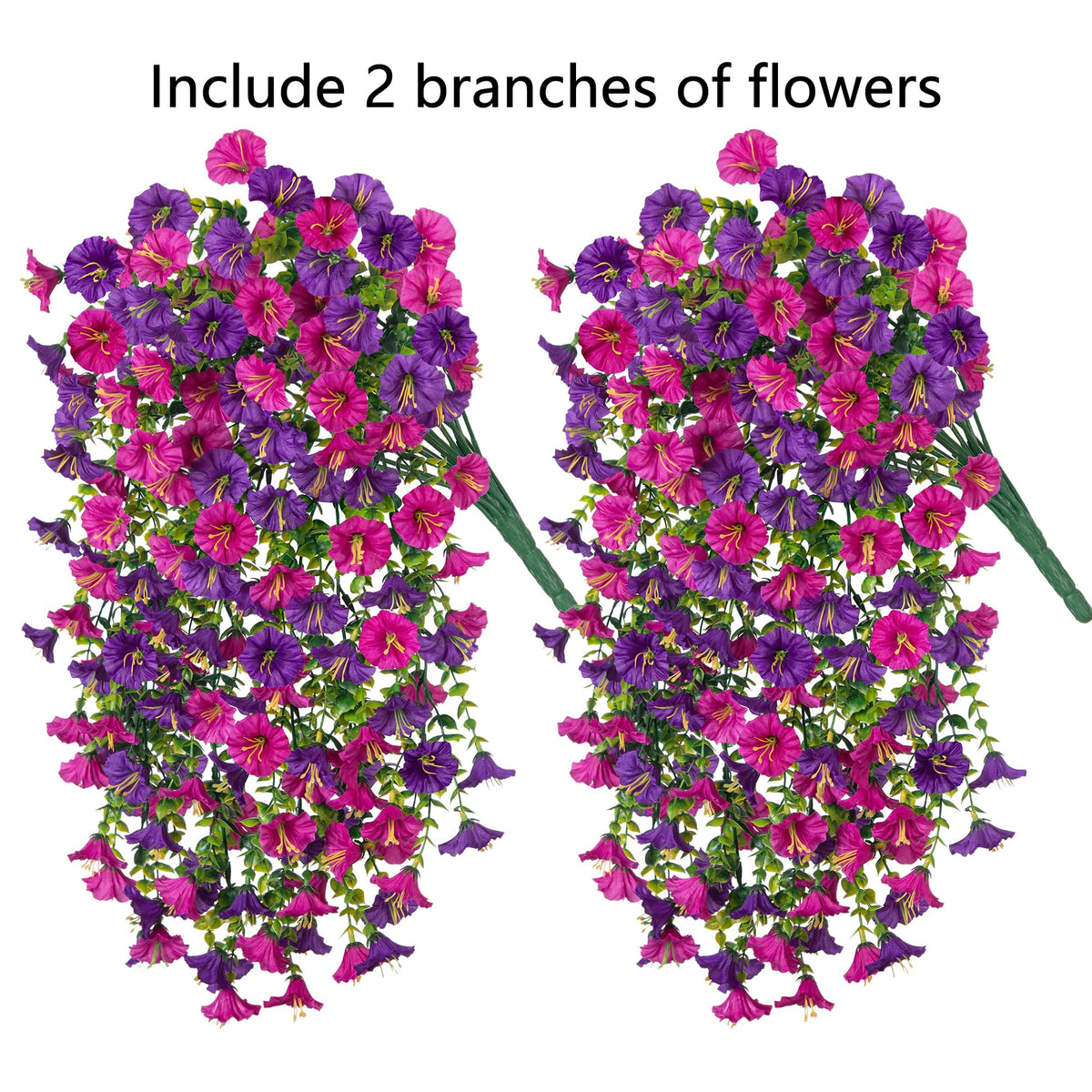 HyeFlora UV-resistant hanging flowers safeguard color on patios and walls