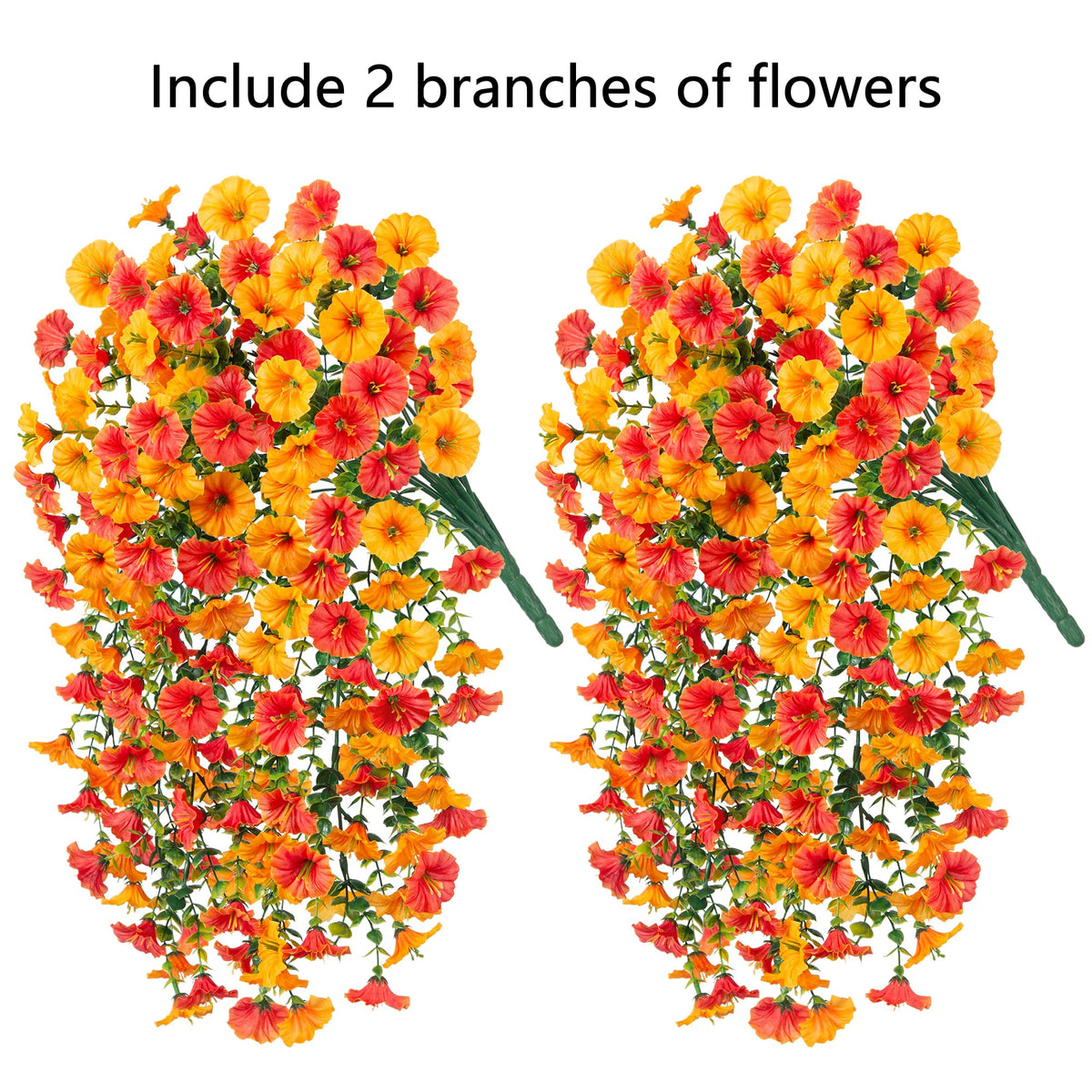 HyeFlora hanging flowers for porch or balcony decor.