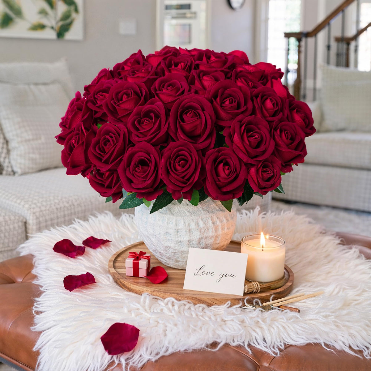 HyeFlora durable decor roses suitable for baby showers and events