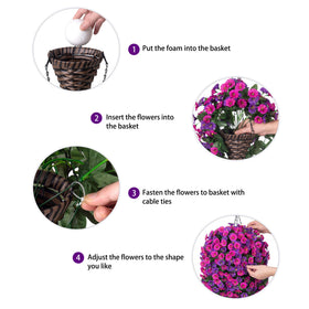 Indoor or outdoor decor on balcony or patio.