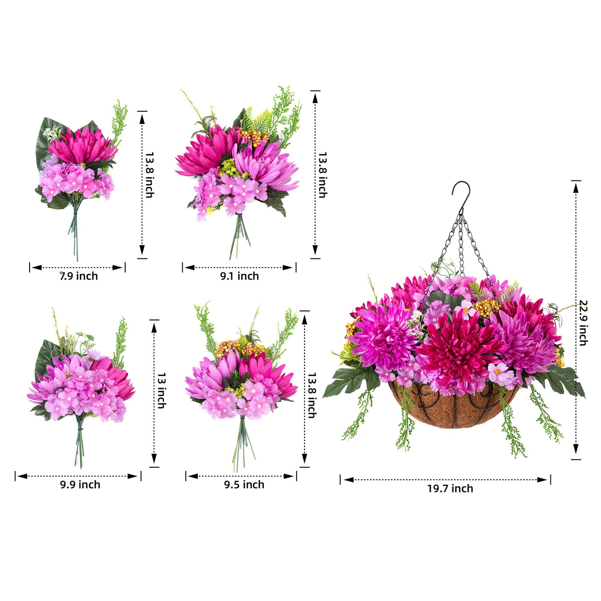 HyeFlora low-maintenance flowers create vibrant ambience.
