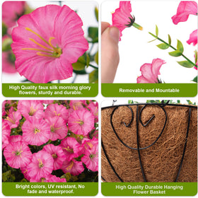Low-maintenance HyeFlora hanging flowers for easy care