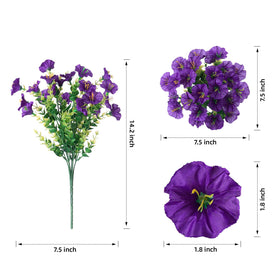 HyeFlora morning glory with eucalyptus bundles for vibrant exterior color