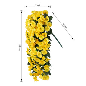 HyeFlora two-piece morning glory garlands ideal for weddings or events.