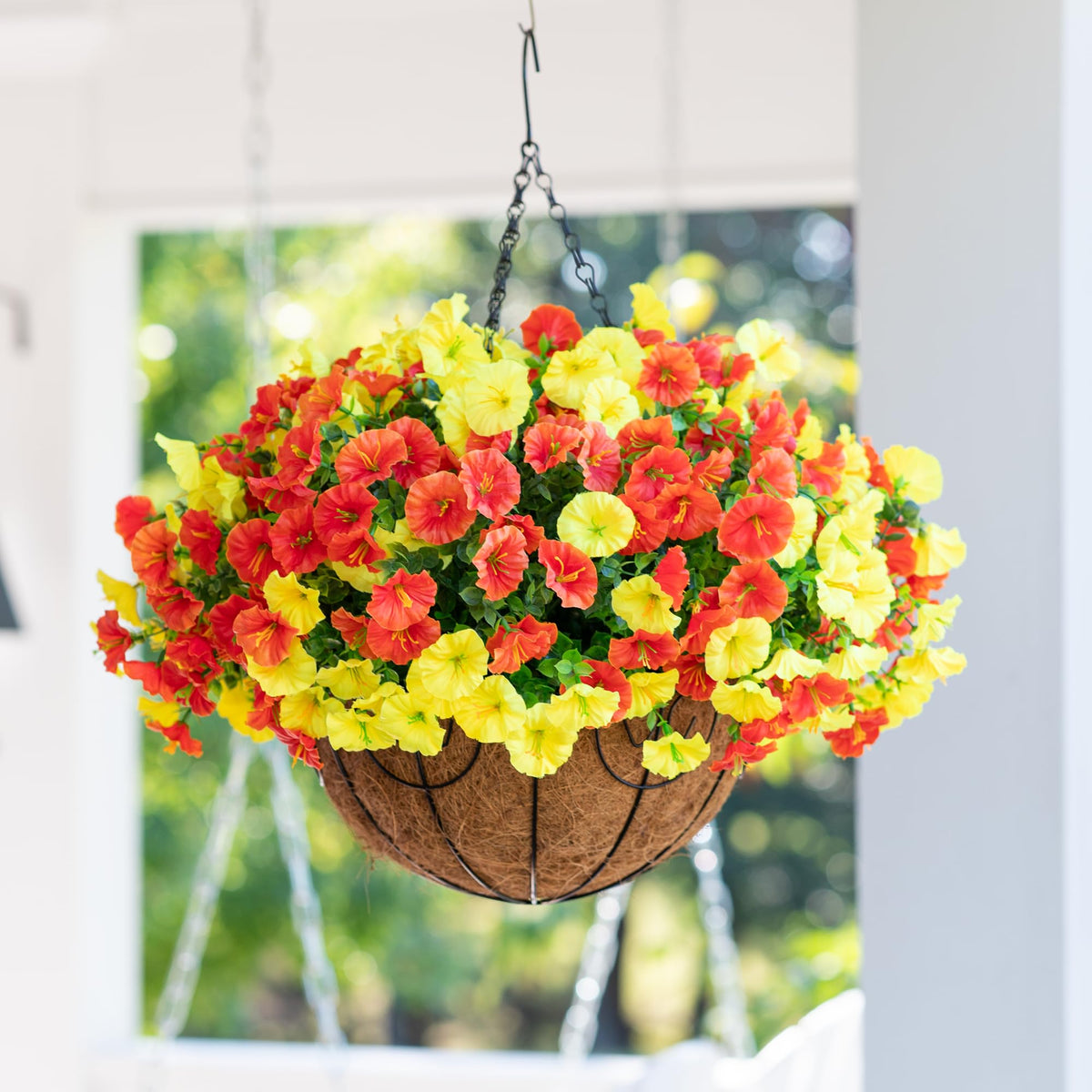 HyeFlora morning glory silk blossoms provide easy DIY assembly and lasting color.