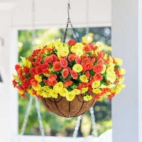 HyeFlora morning glory silk blossoms provide easy DIY assembly and lasting color.