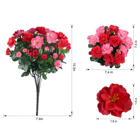 HyeFlora outdoor decor camellia planter arrangement dresses up entryways all season.