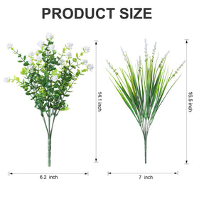 HyeFlora outdoor decor on porch with realistic faux plants