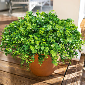 HyeFlora outdoor eucalyptus branch 14in for durable patio decor