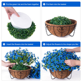 HyeFlora versatile blue decor for outdoor and indoor spaces