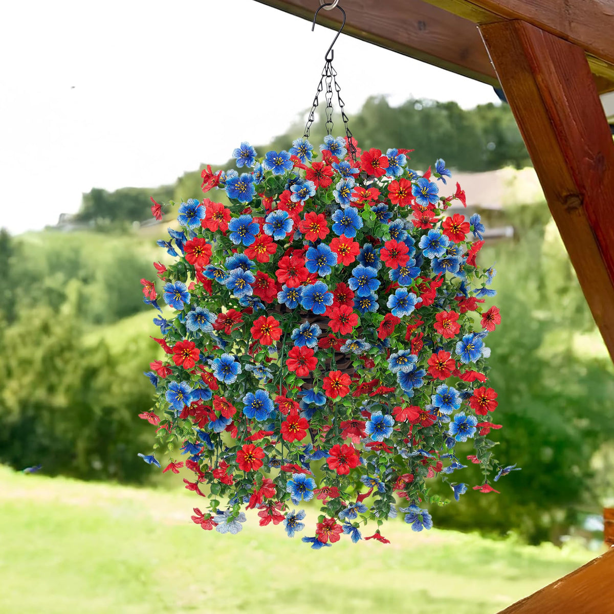 HyeFlora outdoor patio decor creates welcoming, maintenance-free ambience