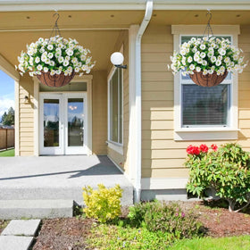 HyeFlora UV-resistant outdoor artificial flowers maintain color in any weather.