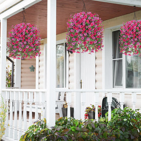 HyeFlora versatile hanging flowers perfect for patios, windows, and doors.
