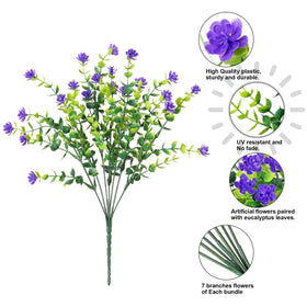 HyeFlora realistic artificial flowers provide year-round color without watering.