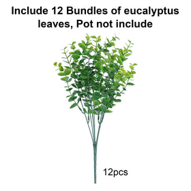 HyeFlora realistic outdoor eucalyptus stem for garden and porch