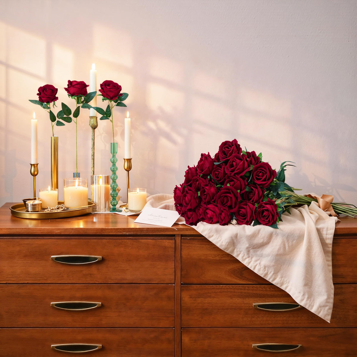 HyeFlora versatile rose bouquets for wreaths, gift toppers, and crafts