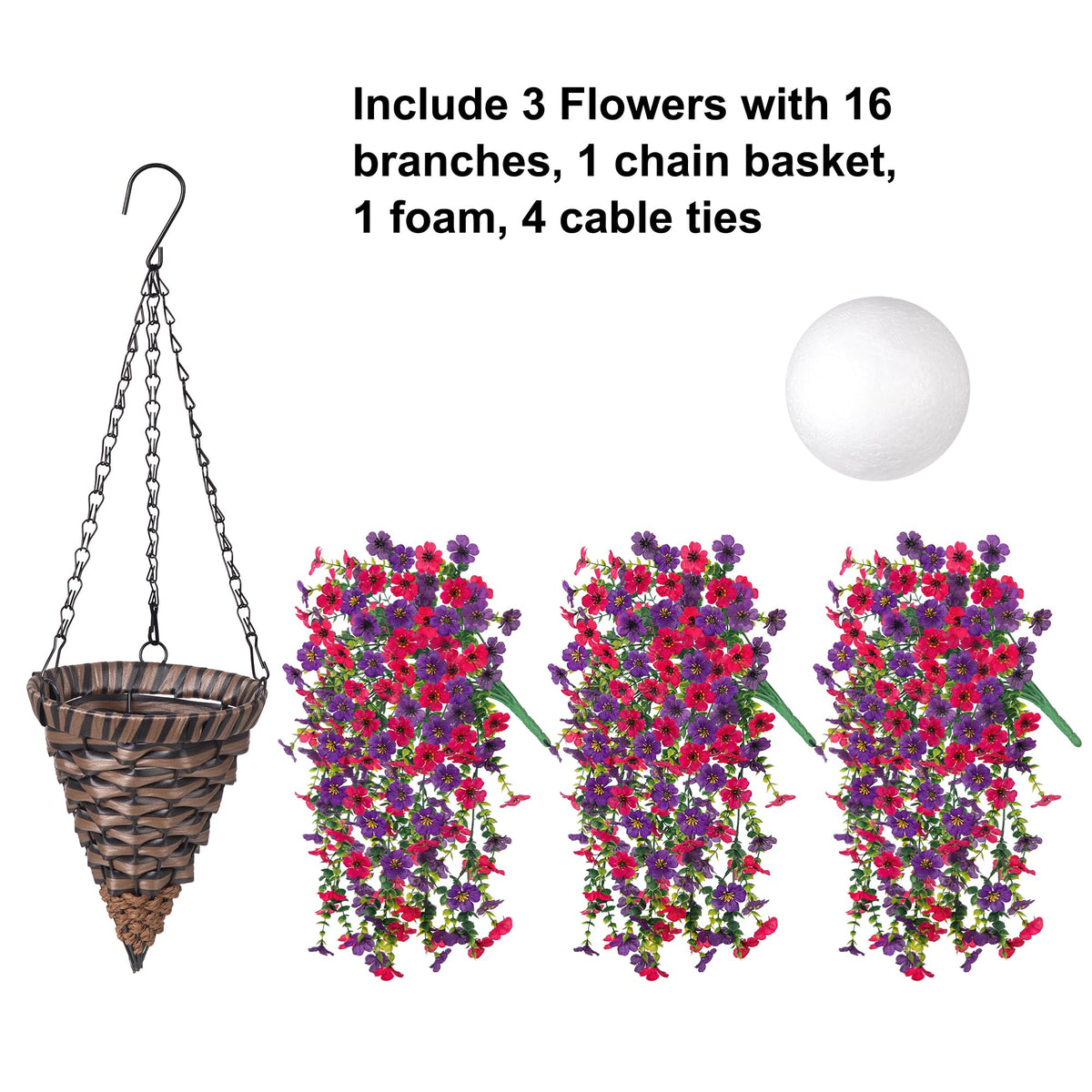 HyeFlora rust-resistant steel frame maintains outdoor durability
