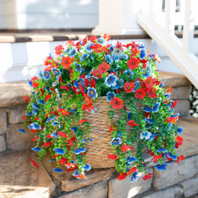 HyeFlora silk flower porch decor for fast, maintenance-free styling