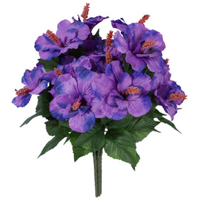 HyeFlora silk hibiscus leaves and foliage for natural look.