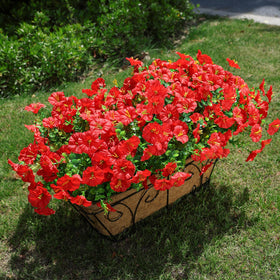 HyeFlora UV-resistant silk morning glory artificial flowers outdoor