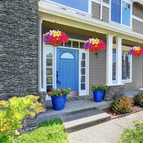HyeFlora silk morning glory flowers are UV-resistant for lasting color.