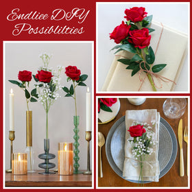 HyeFlora silk petals roses add soft luxury to any decor