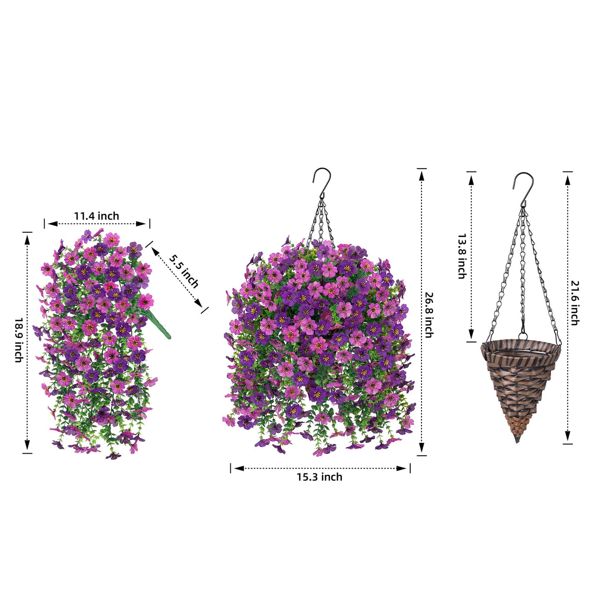 HyeFlora three-daisy branches with foam for flexible arrangements.