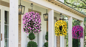 Hyeflora UV-resistant fake flowers endure sun without fading for ongoing use.