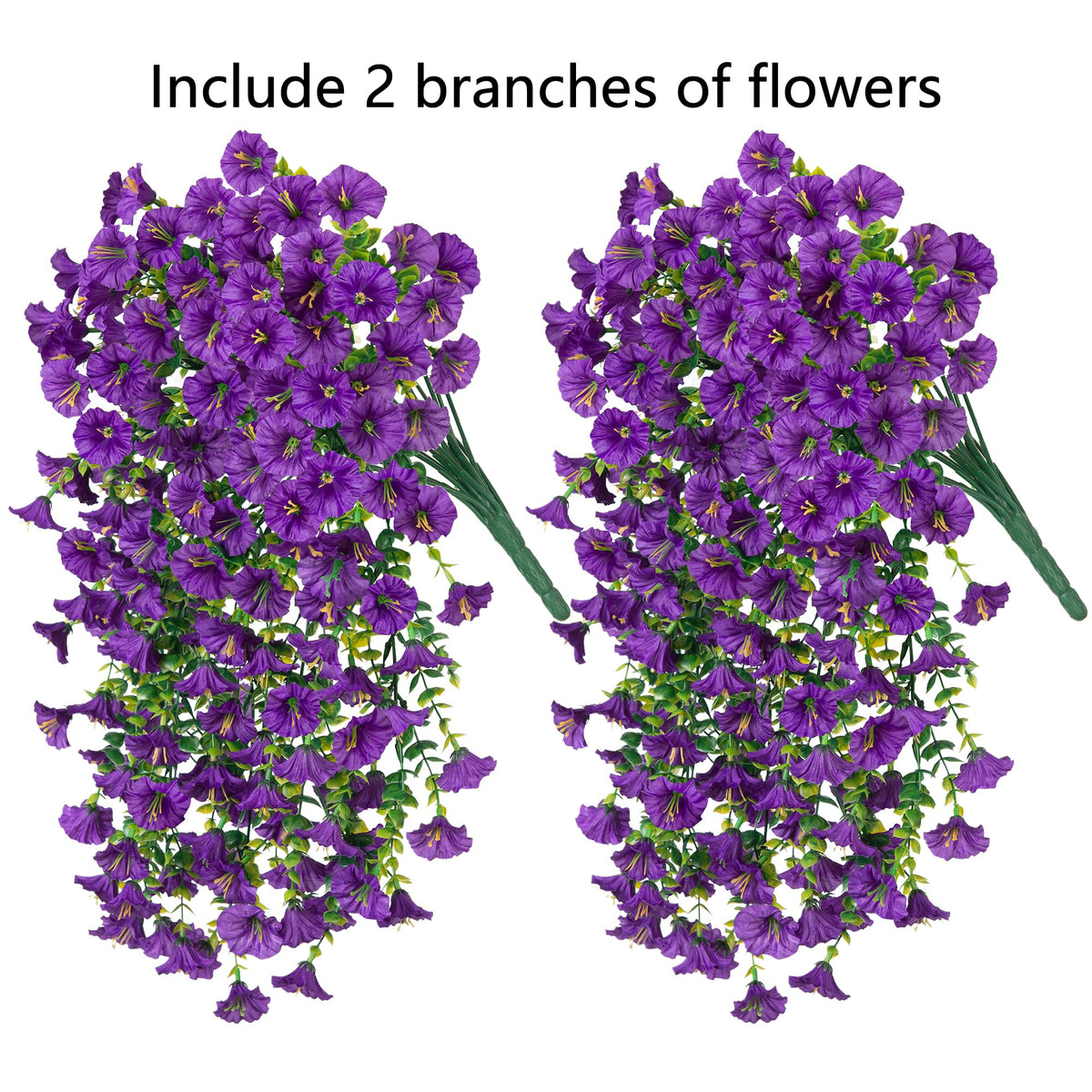 HyeFlora UV resistant hanging flowers ideal for outdoor living spaces.
