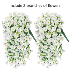 HyeFlora realistic hanging flowers by wall, ideal for creating atmosphere.