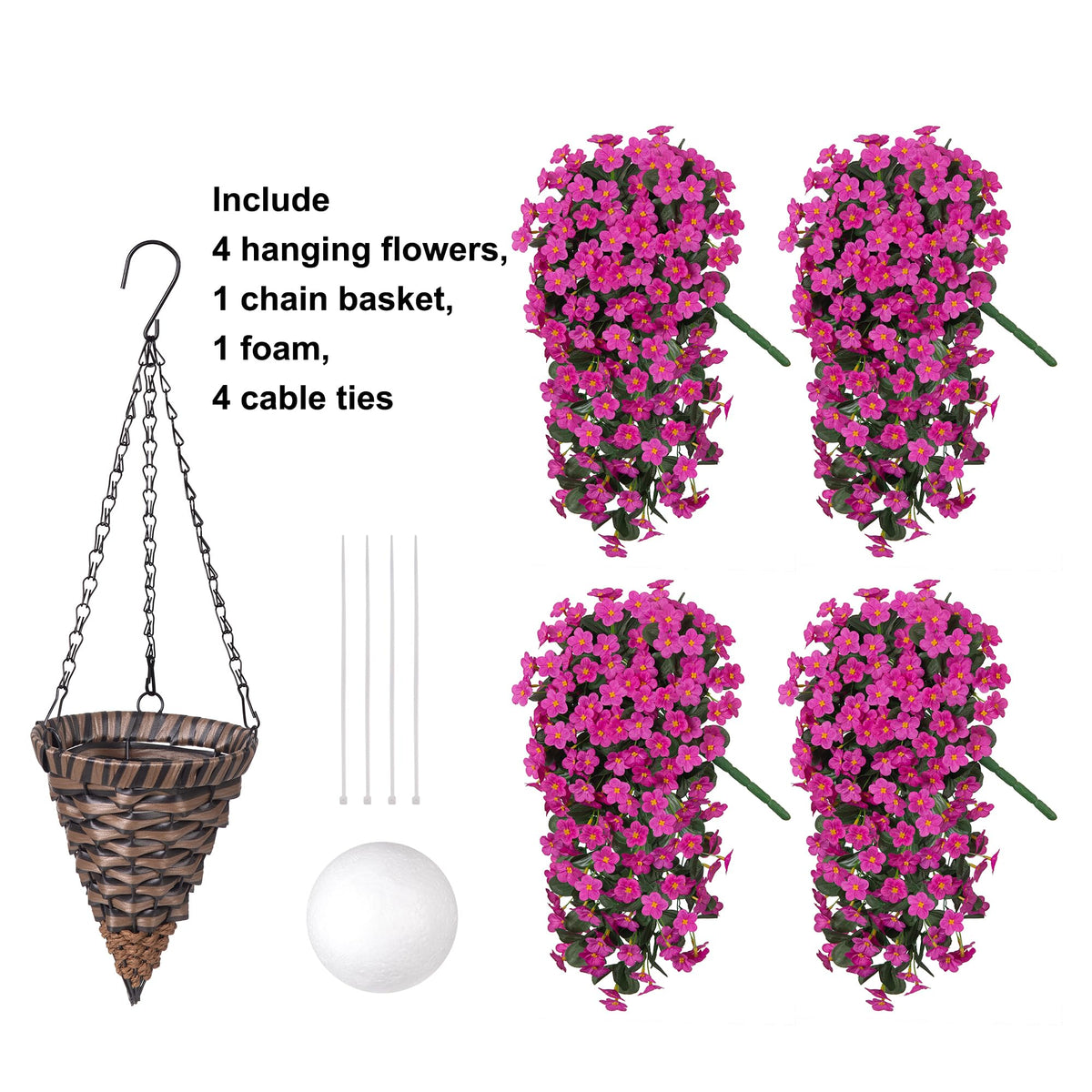 HyeFlora UV-resistant material stands up to sun without fading.